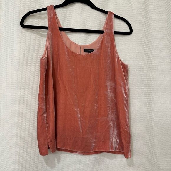 J. Crew Silk Blend‎ Velour Tank EUC Size XXS - Picture 2 of 6